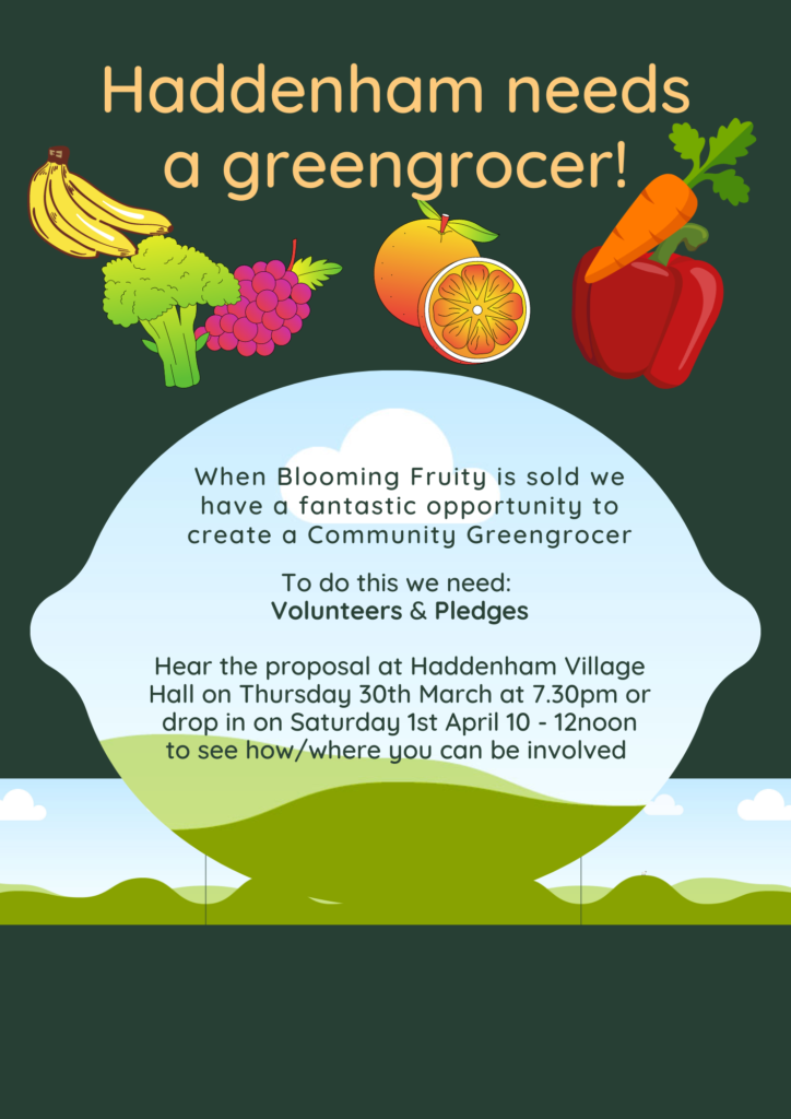 Community Greengrocer meeting brochure