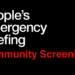 Peoples Emergency Briefing advertising image